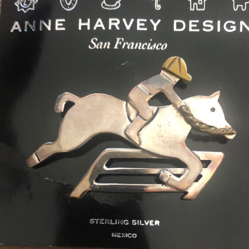 Y2K Anne Harvey Hunter Jumper Horse Pin